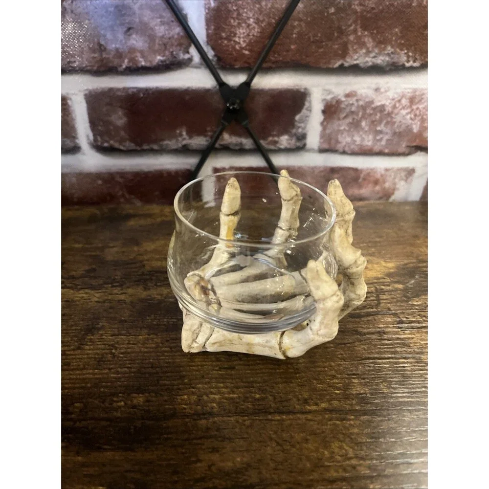 Skeleton Hand Votive -  Candle Holder - Fun World - Halloween Décor